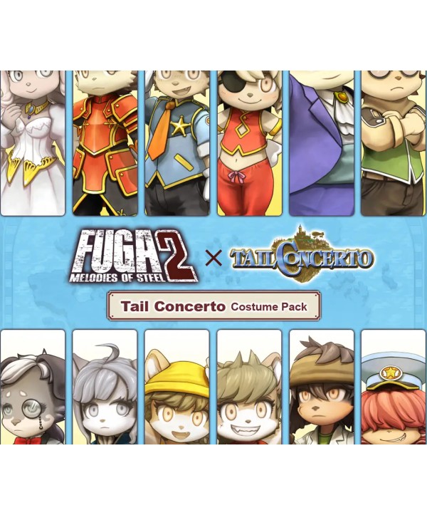 Fuga: Melodies of Steel 2 - Tail Concerto Costume Pack DLC Steam Key GLOBAL